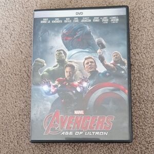 Marvel Avengers: Age of Ultron DVD with Red and Blue Cover